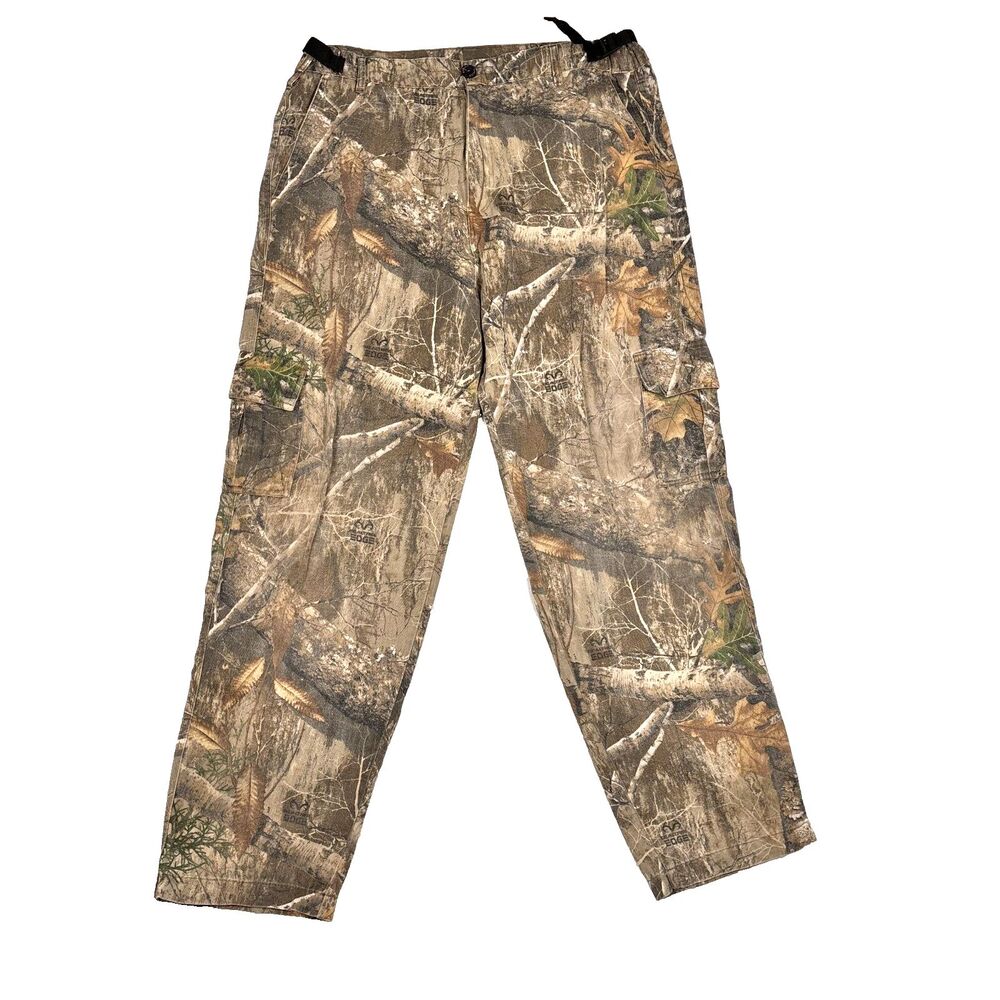 Men's Camouflage Cargo Pants - Brown Camo